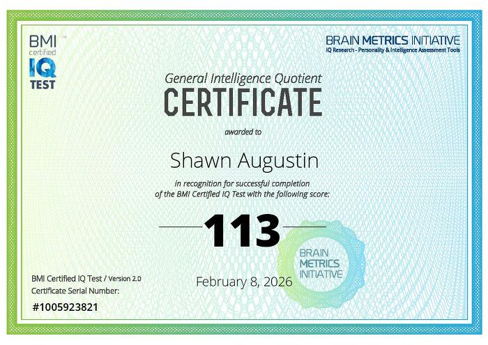 Your IQ assessment results are ready! | BMI Certified IQ Test